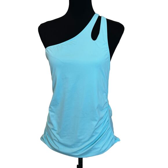 New ~ LA BLANCA ~  Island Goddess Tankini Top and High Waist Bottom Set 14/16 - Picture 1 of 13